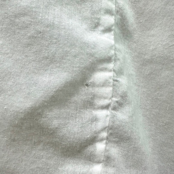 APRIL CORNELL Vintage White 100% Cotton Nightgown Dress Long Sleeve Floral Sz M - Picture 6 of 9